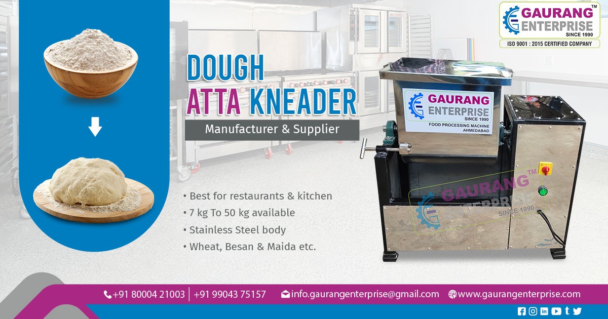 Manufacturer of Dough Atta Kneader Machine Machine