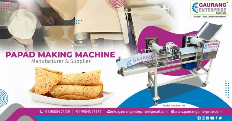 Papad Making Machines in Ahmedabad