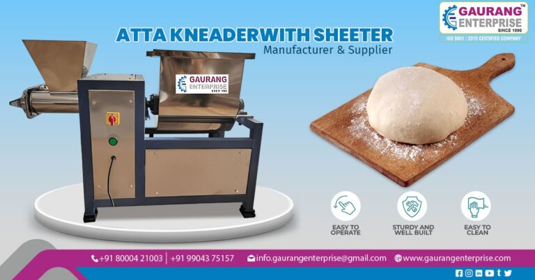 Atta Kneader With Sheeter Machine in Ahmedabad