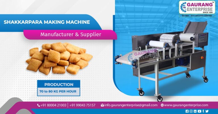 Supplier of Shakkarpara Making Machine in Ahmedabad