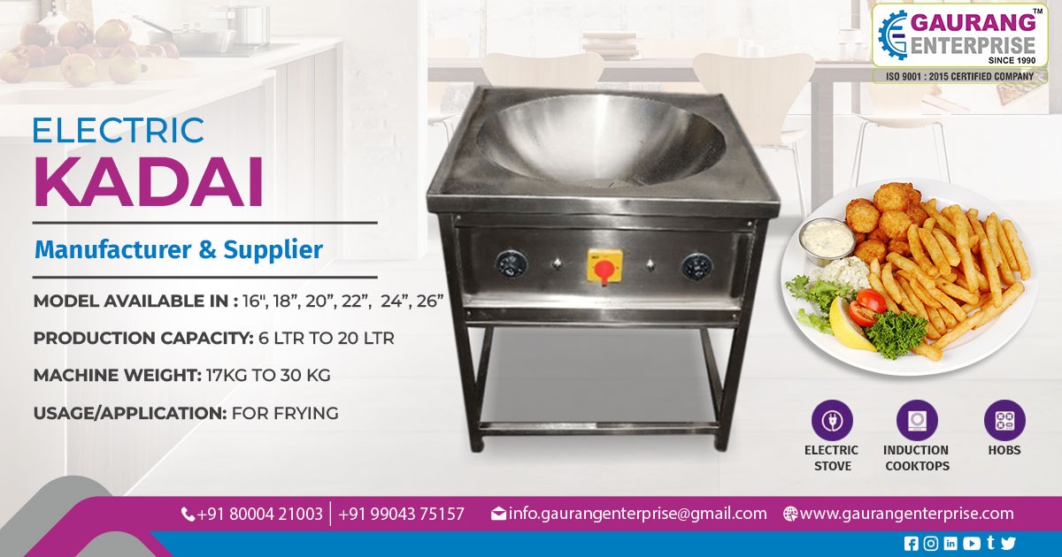Supplier of Electric Kadai in Ahmedabad