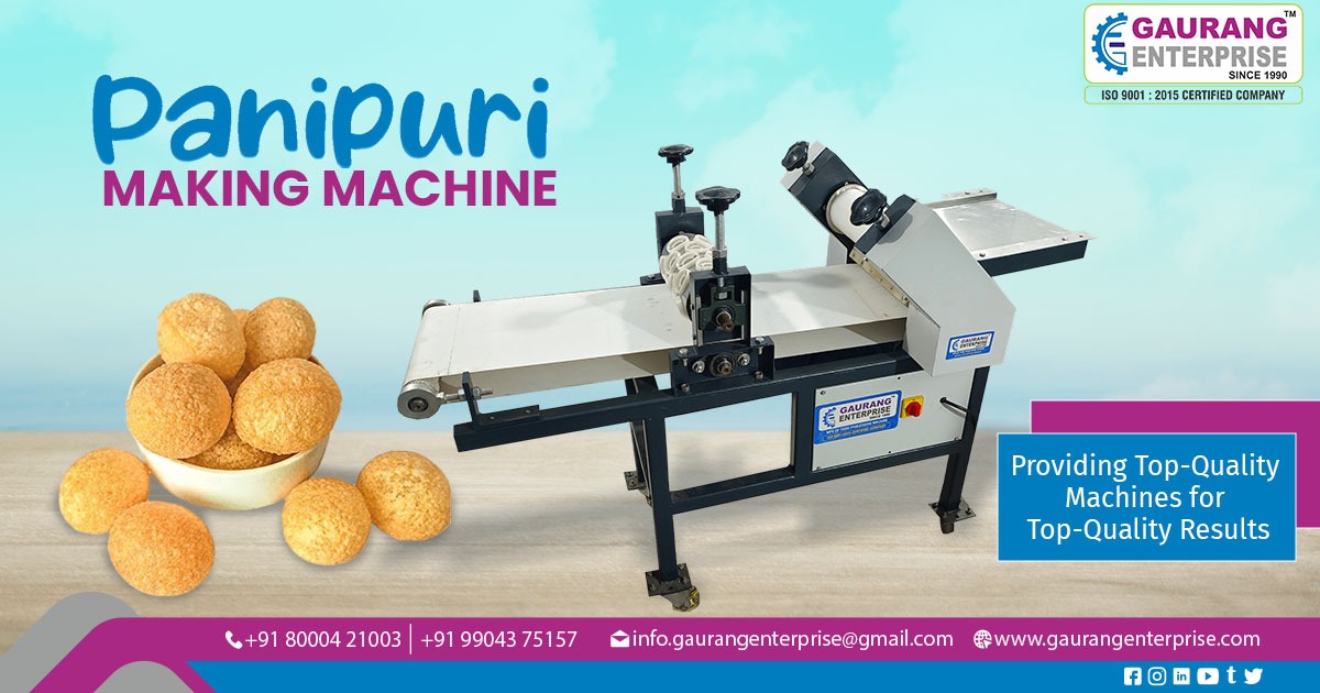 Supplier of Pani Puri Making Machine In Punjab