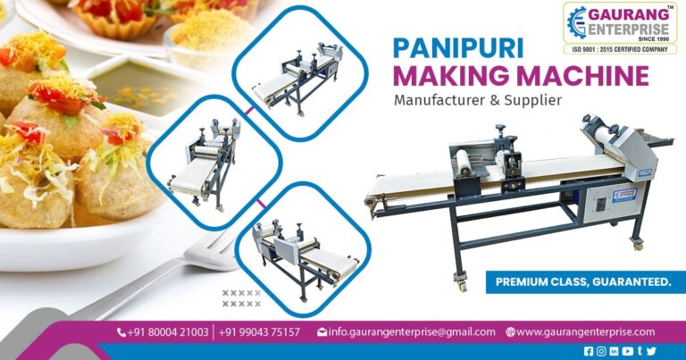 Supplier of Pani Puri Making Machine In Rajasthan