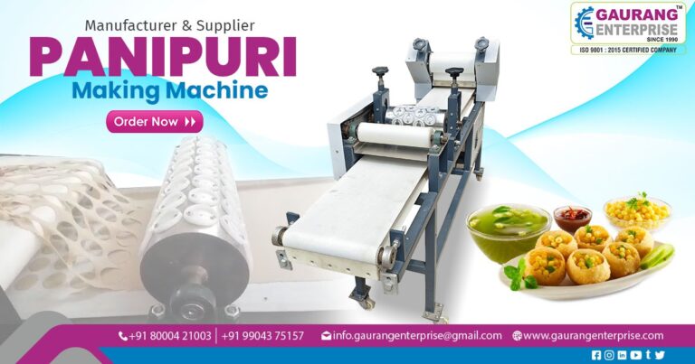 Supplier of Pani Puri Making Machine In Mumbai