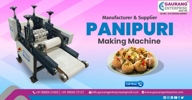 Supplier of Pani Puri Making Machine In Rajkot