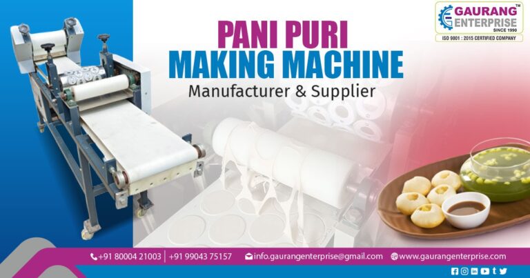 Supplier of Pani Puri Making Machine In Bharuch