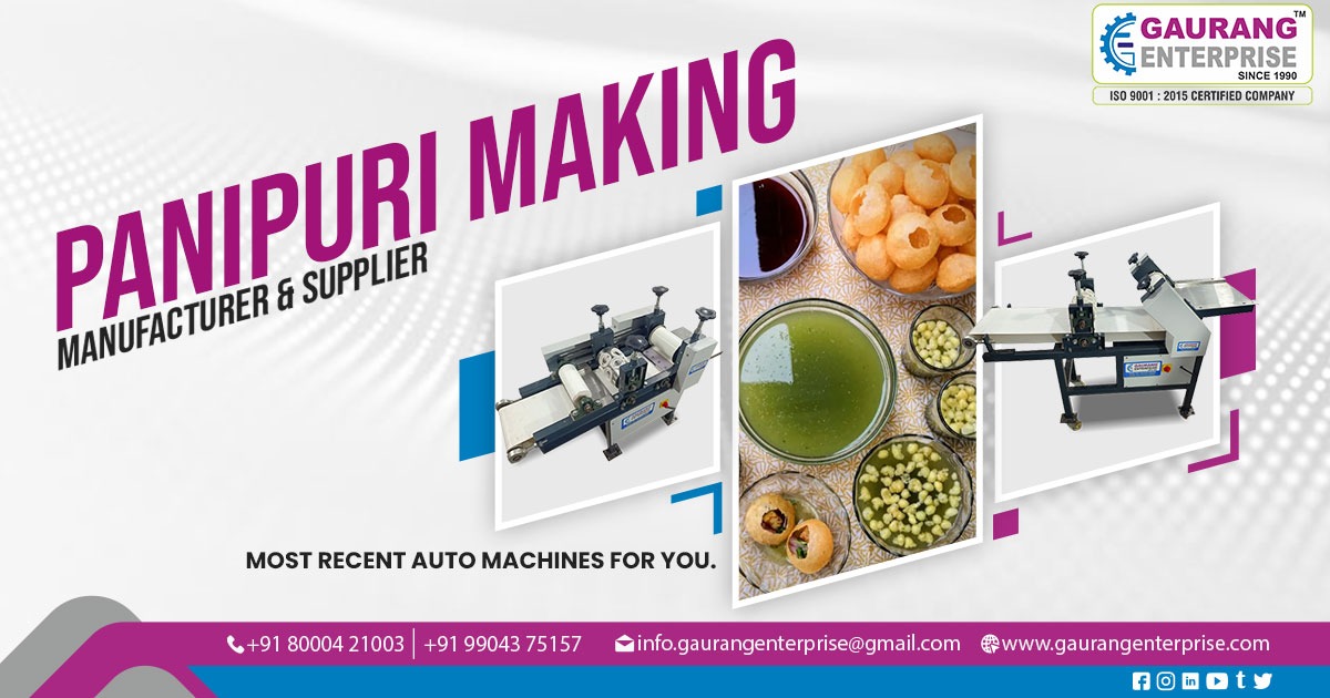 Supplier of Pani Puri Making Machine Pune