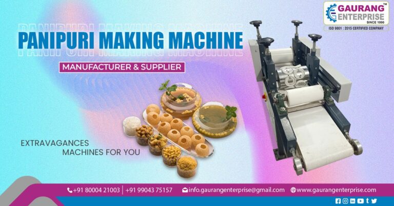 Supplier of Pani Puri Making Machine in Morbi