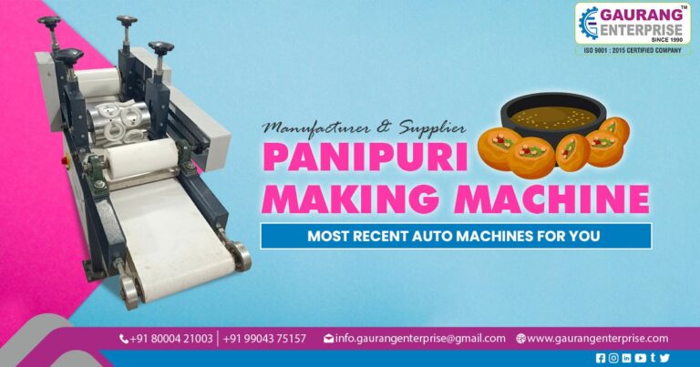 Supplier of Pani Puri Making Machine in Fatehabad