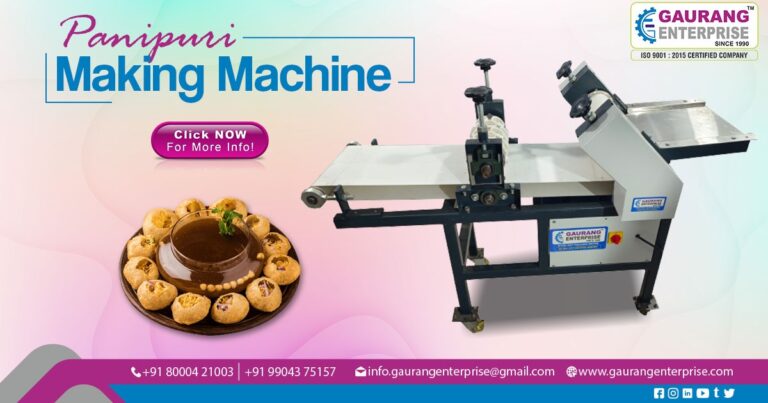 Supplier of Pani Puri Making Machine in Bengaluru