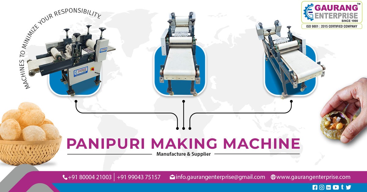 Supplier of Pani Puri Making Machine in Haryana