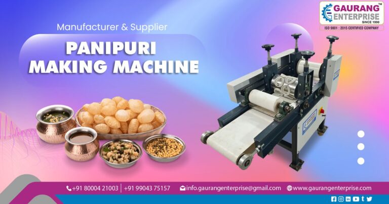 Supplier of Pani Puri Making Machine in Bhopal