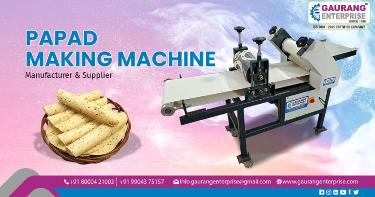 Supplier of Papad Making Machine in Punjab