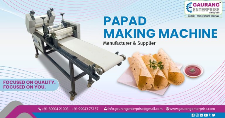 Supplier of Papad Making Machine in Chennai