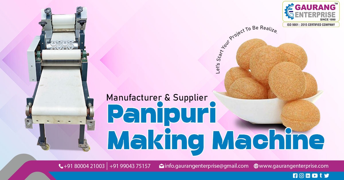 Supplier of Pani Puri Making Machine in Karnataka