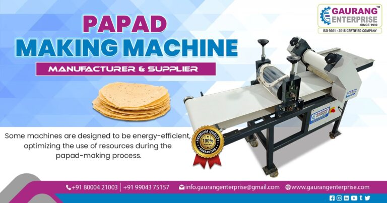 Automatic Papad Making Machine in Kolkata