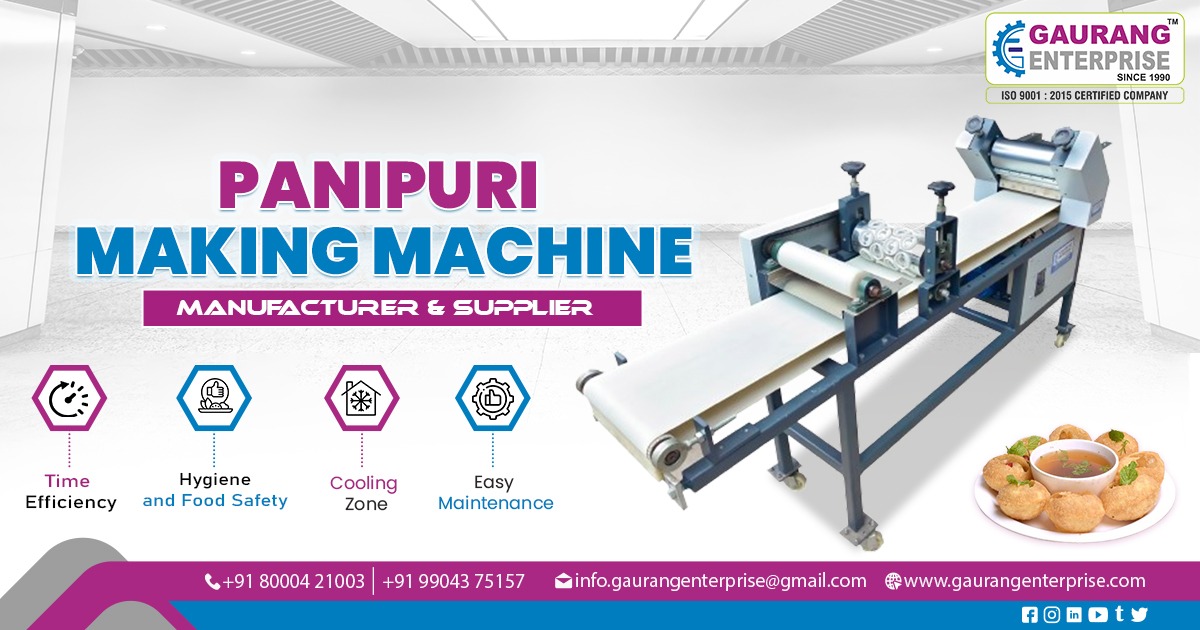 Pani Puri Making Machine Supplier in Ernakulam