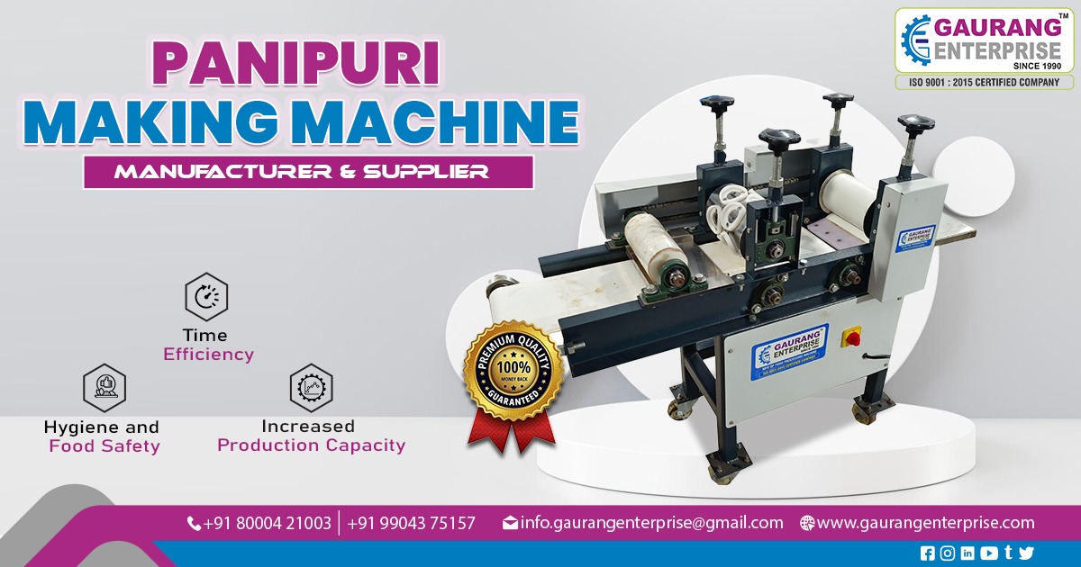 Supplier of Pani Puri Making Machines in Thane