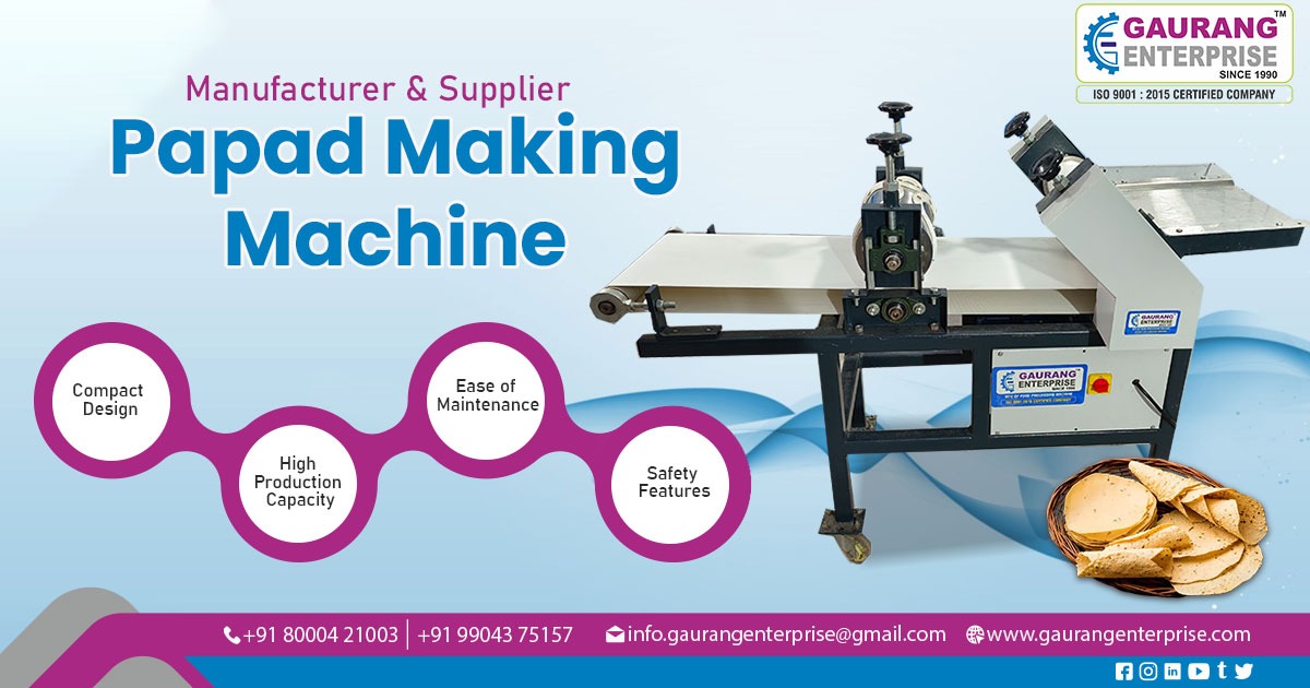 Papad Making Machine in West Bengal