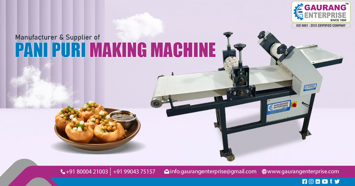 Top Pani Puri Making Machine Supplier in Mangalore
