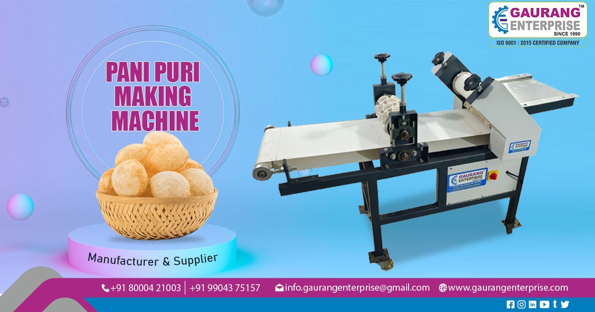 Pani Puri Making Machines in Jaipur