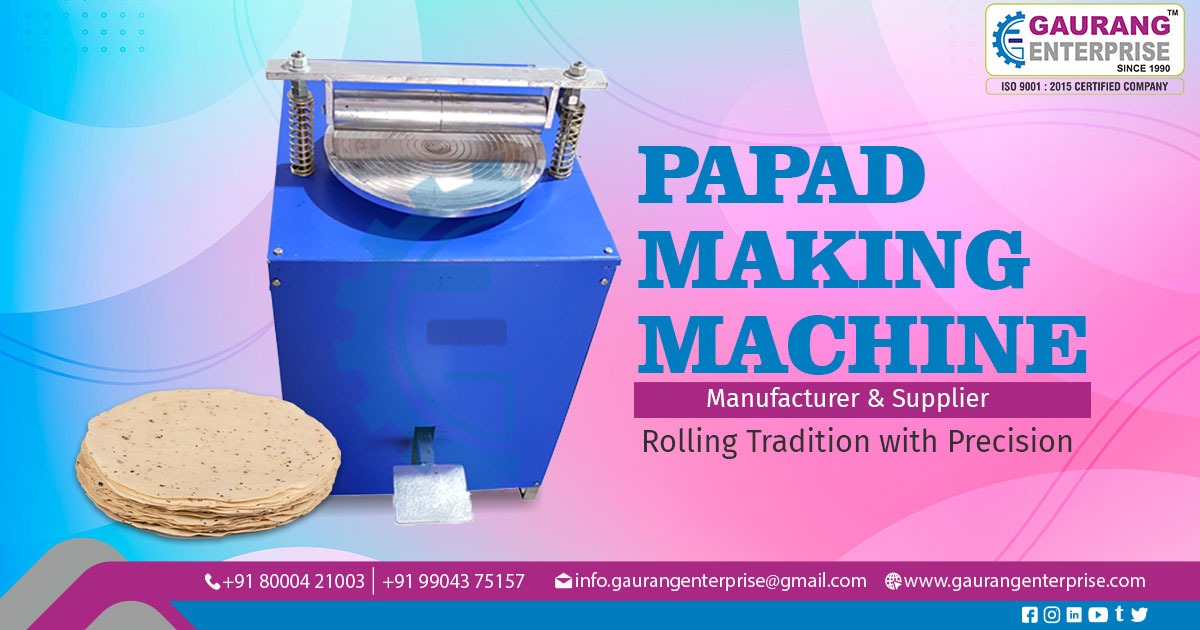Papad Making Machine Supplier in Kanpur