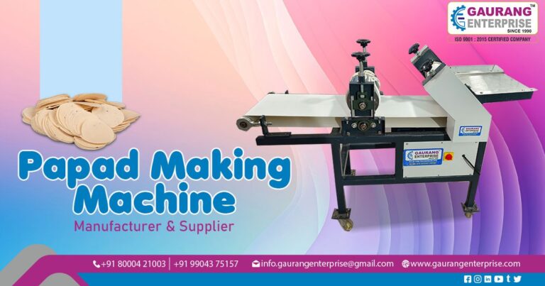 Papad Making Machine Supplier in Jaipur