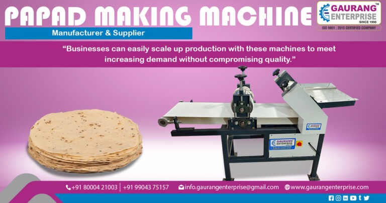 Supplier of Papad Making Machine in Bihar