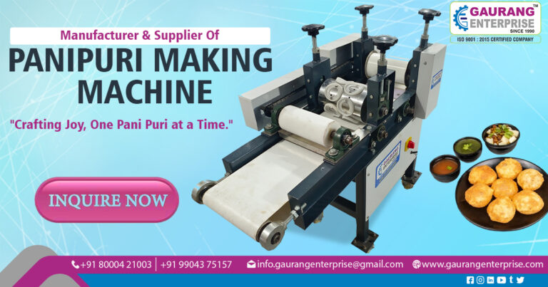 Supplier of Pani Puri Making Machine in Uttarakhand