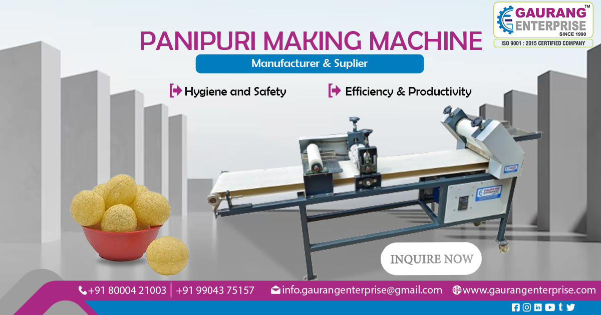 Supplier of Pani Puri Making Machine in Bareilly