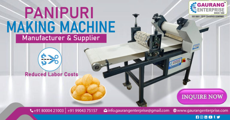 Supplier of Pani Puri Making Machine