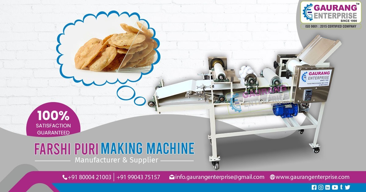 Farsi Puri Making Machine in Ahmedabad