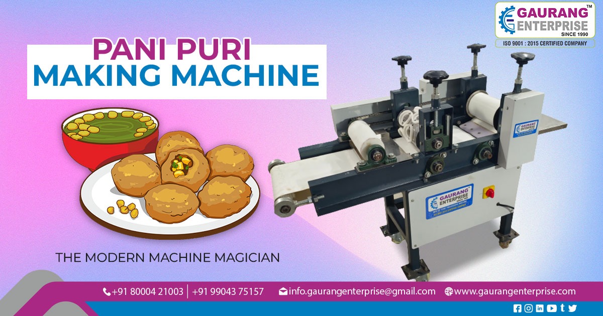 Supplier of Pani Puri Making Machine In Jamnagar