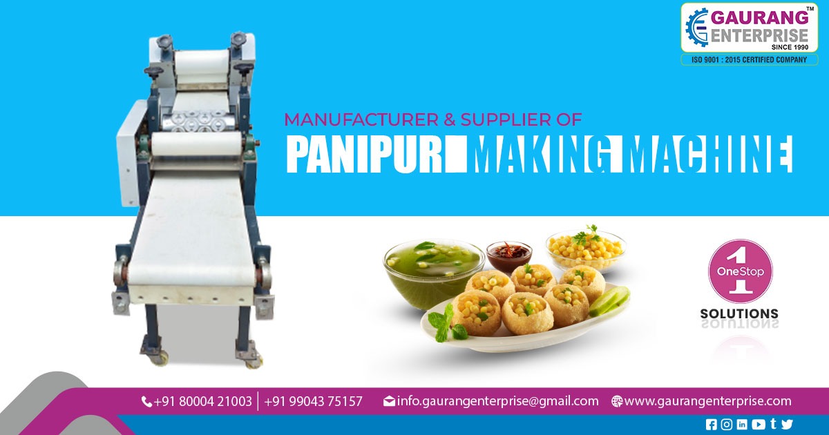 Supplier of Pani Puri Making Machine in Andhra Pradesh