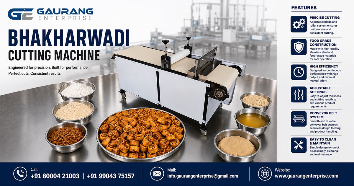 Bhakharwadi Cutting Machine in Maharashtra