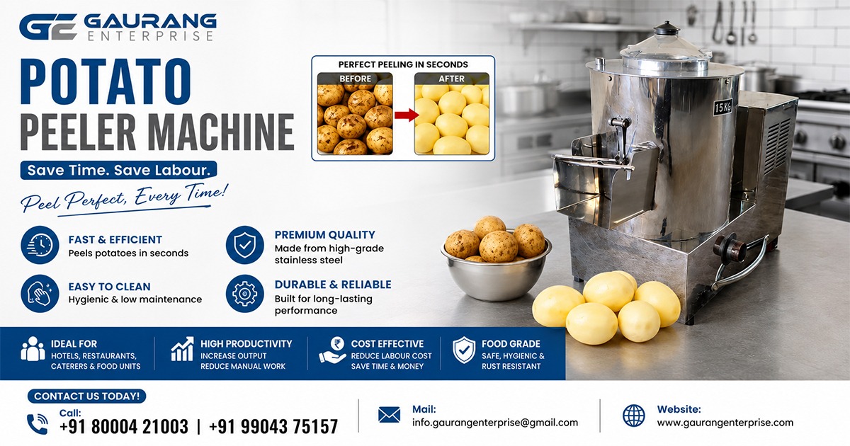Potato Peeler Machine in Maharashtra