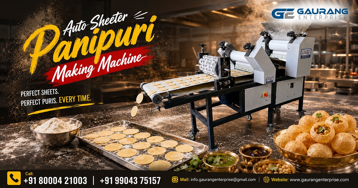 Auto Sheeter Panipuri Making Machine in Madhya Pradesh