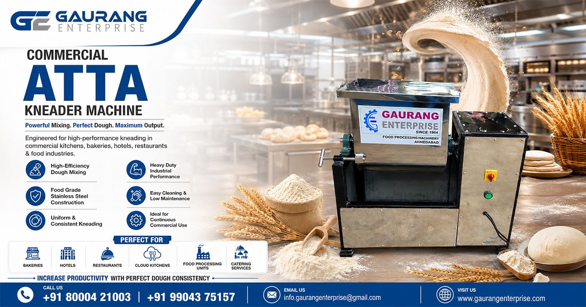 Premium Atta Kneader Machine Supplier in Delhi