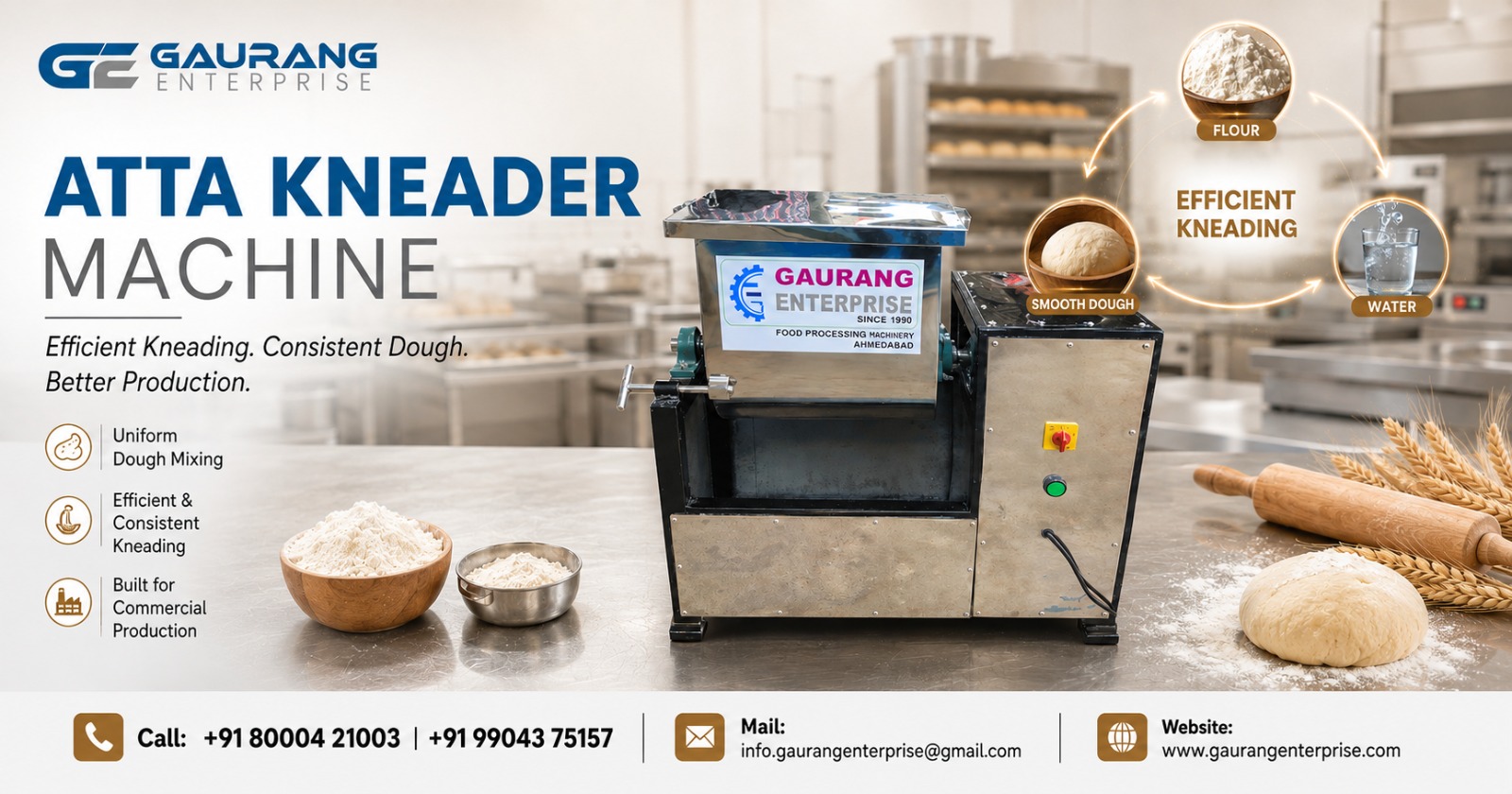 Atta Kneader Machine Supplier in Uttar Pradesh