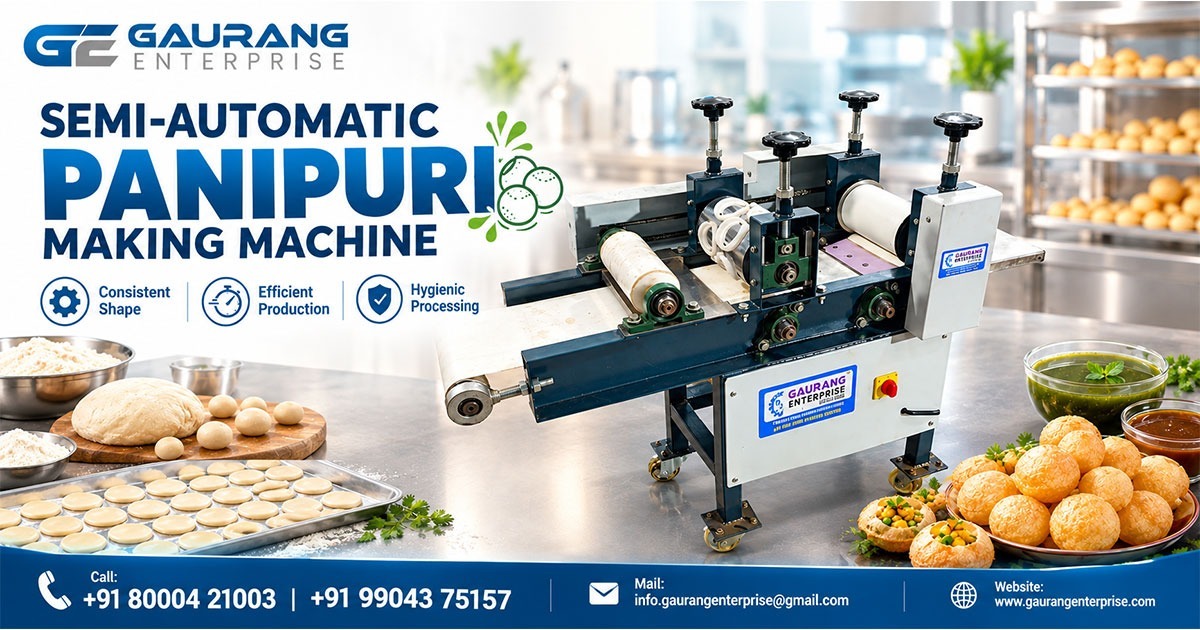 Semi Automatic Panipuri Machine in Delhi