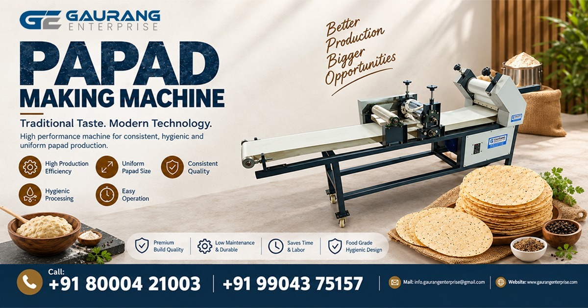 Papad Making Machine Supplier in Madhya Pradesh