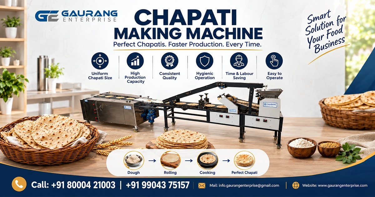Manufacturer of Automatic Chapati Making Machine