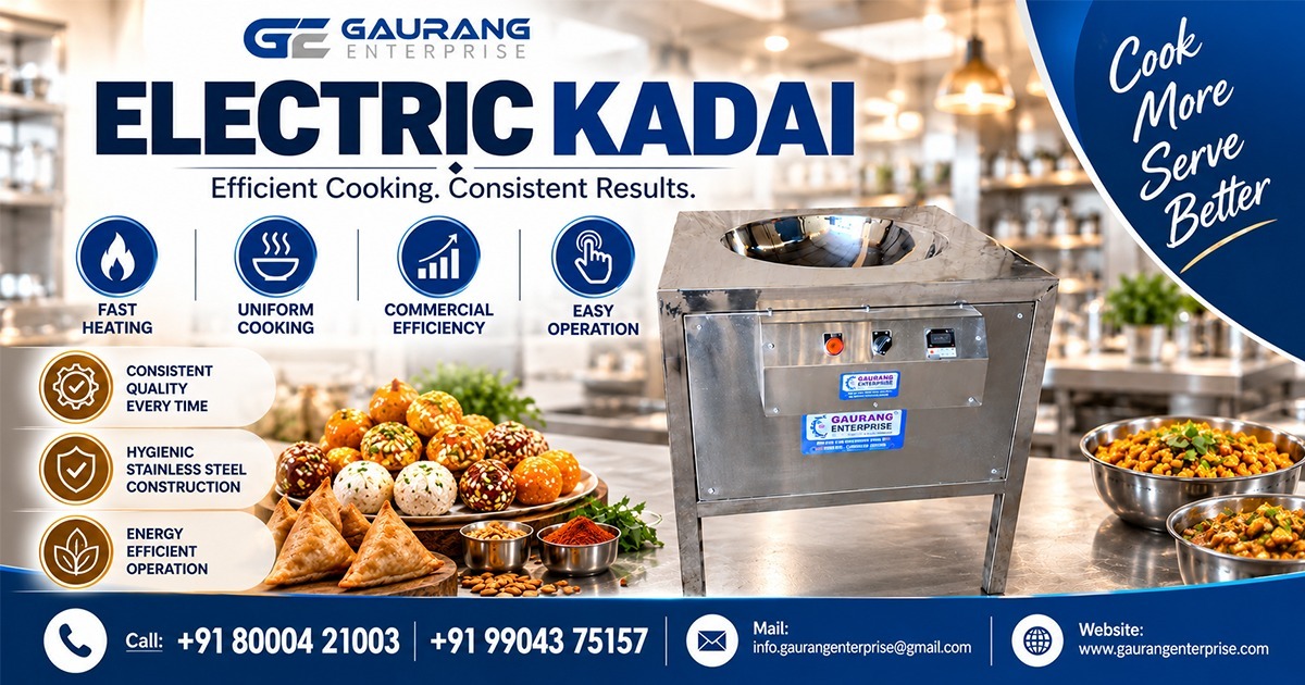 Premium Electric Kadai for Commercial Kitchens in Karnataka