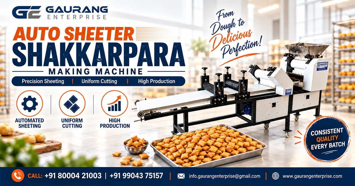 Auto Sheeter Shakkarpara Making Machine in West Bengal