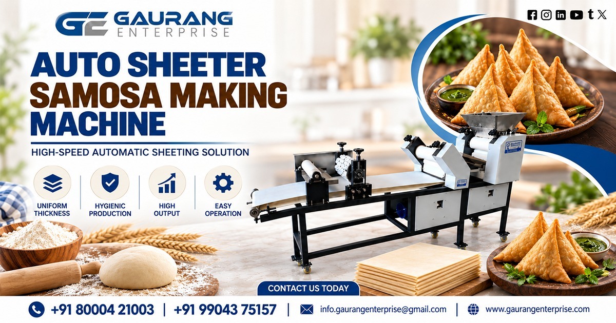 Auto Sheeter Samosa Making Machine in Telangana